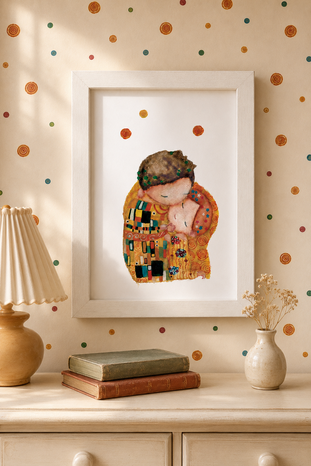 Stampa illustrazione "Il Bacio " di Klimt