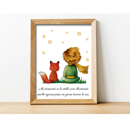 Stampe illustrazioni Piccolo Principe Collezione 1