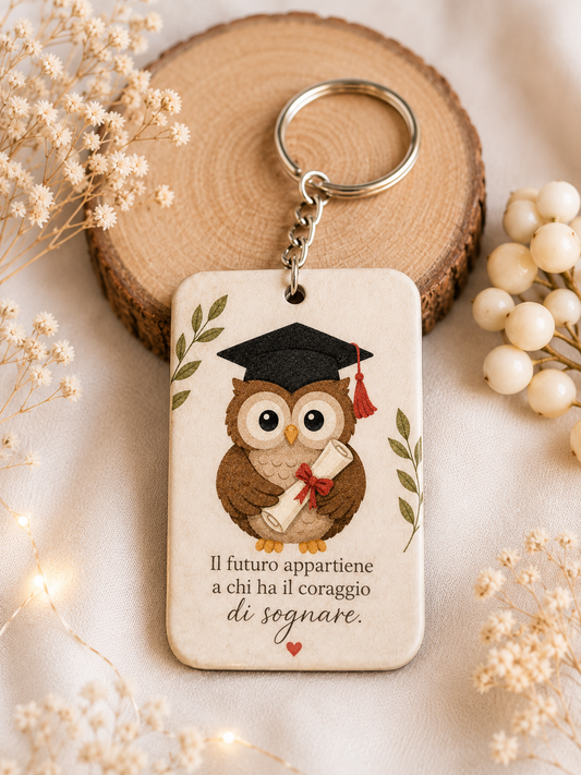 Bomboniere Laurea portachiavi e calamite