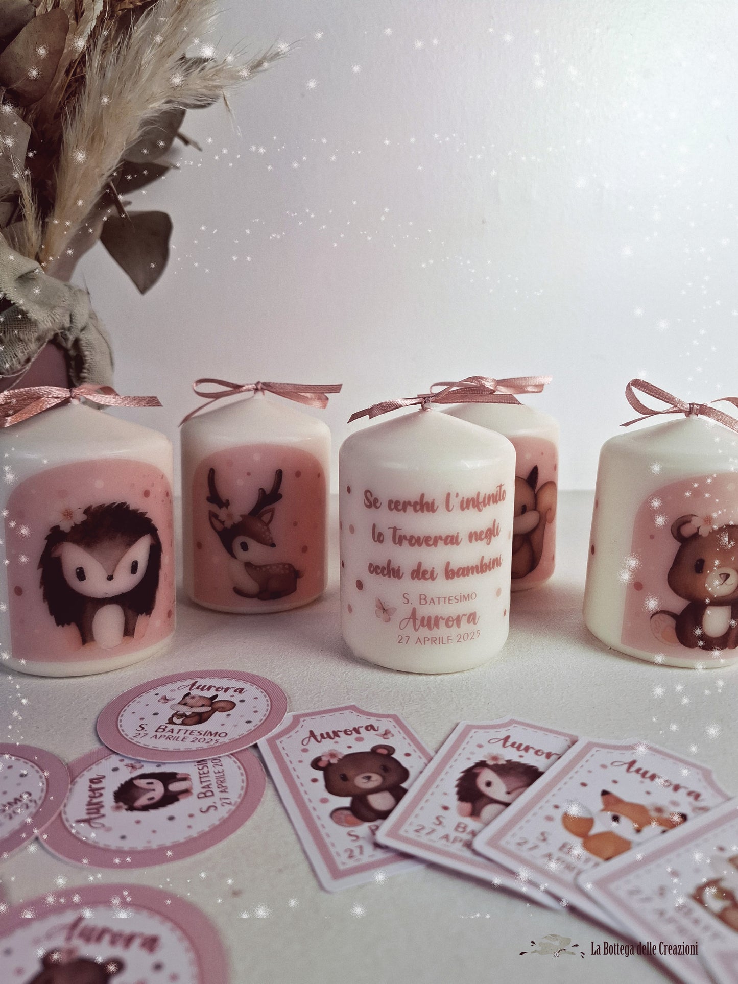 CANDELE Animaletti del Bosco