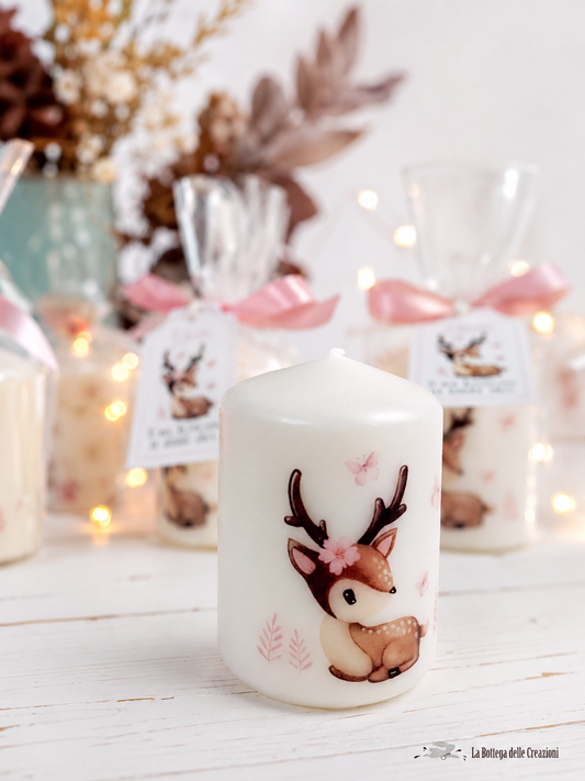 Bomboniere Candele Animaletti del Bosco