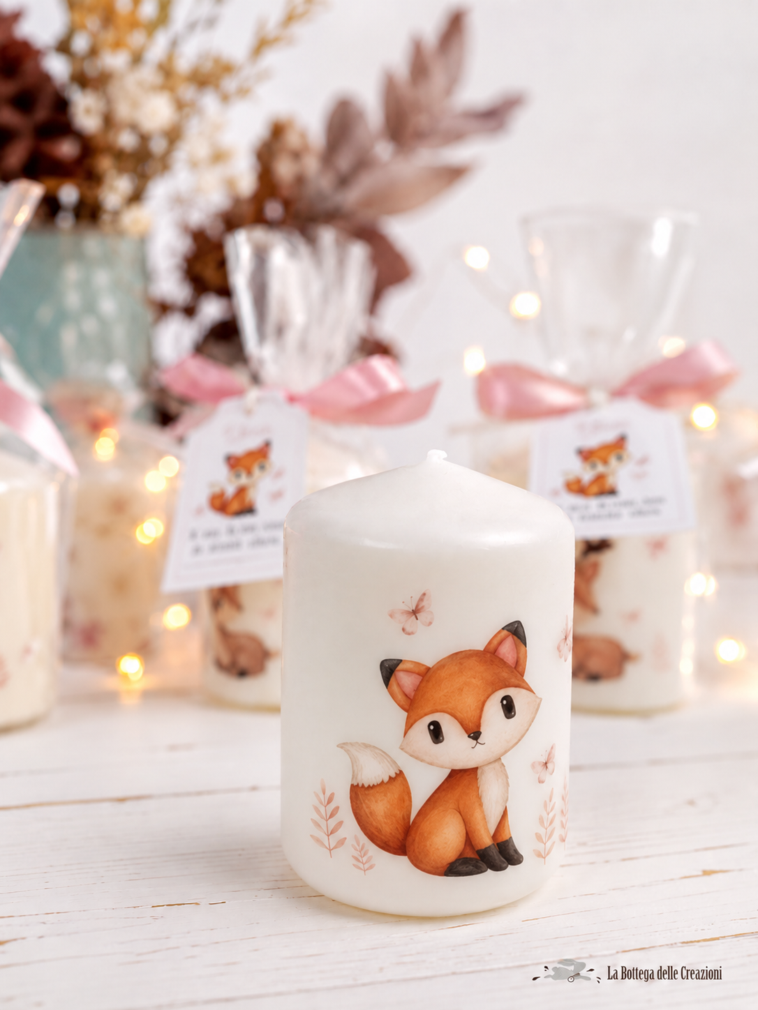 Bomboniere Candele Animaletti del Bosco