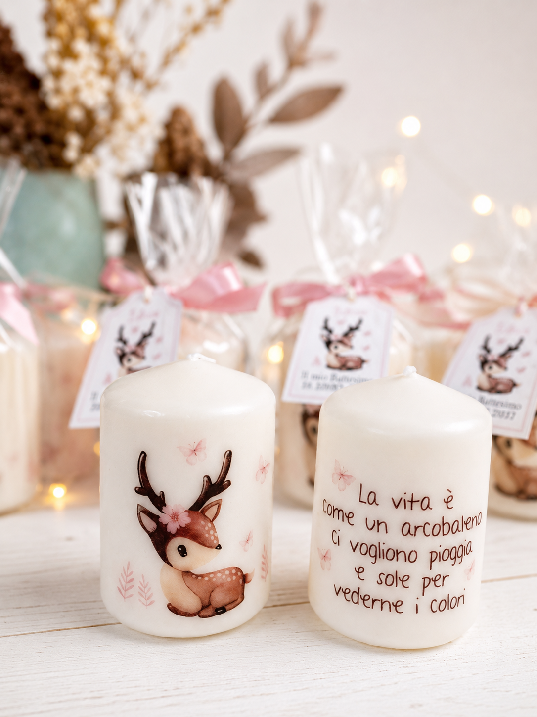 Bomboniere Candele Animaletti del Bosco