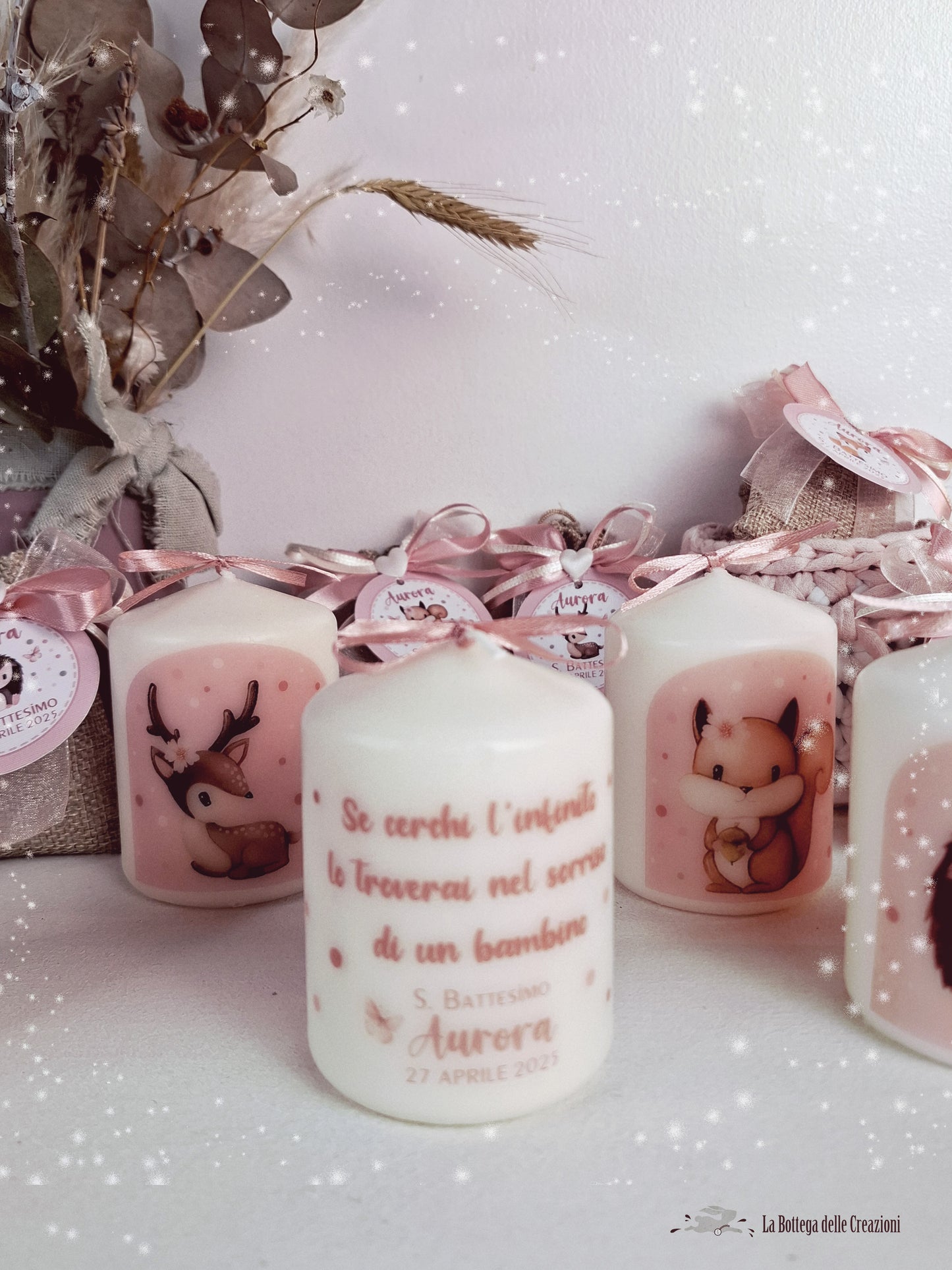 CANDELE Animaletti del Bosco