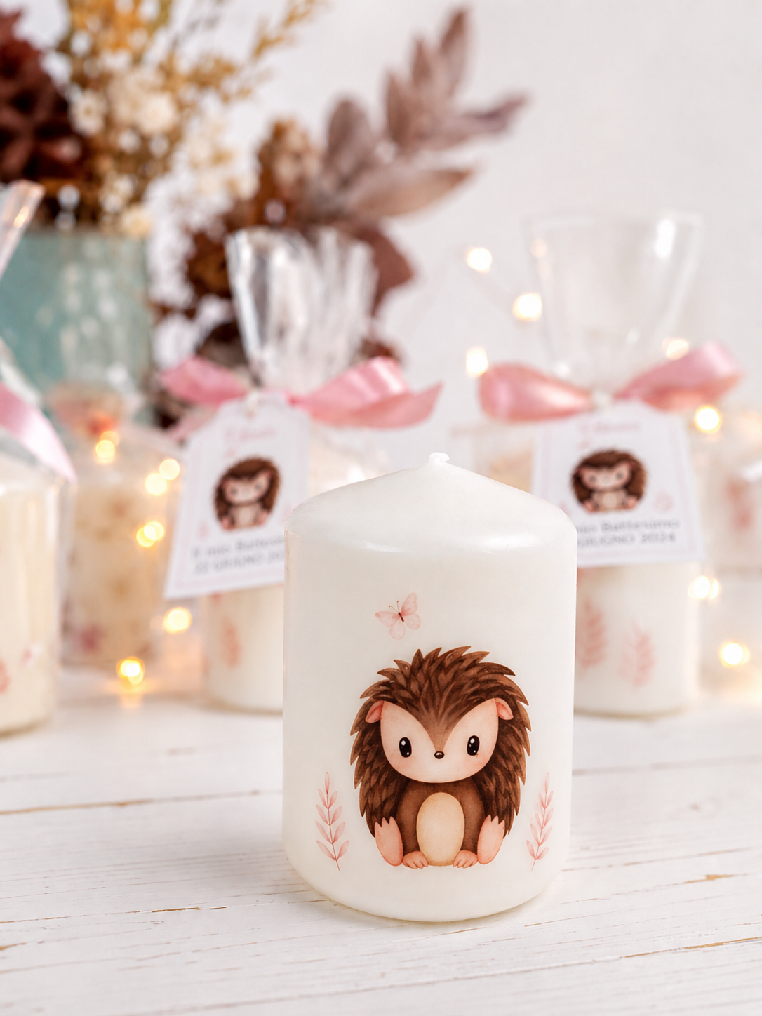 Bomboniere Candele Animaletti del Bosco