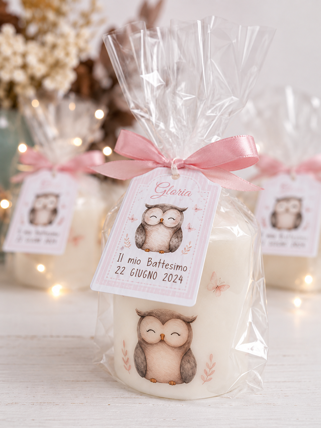Bomboniere Candele Animaletti del Bosco