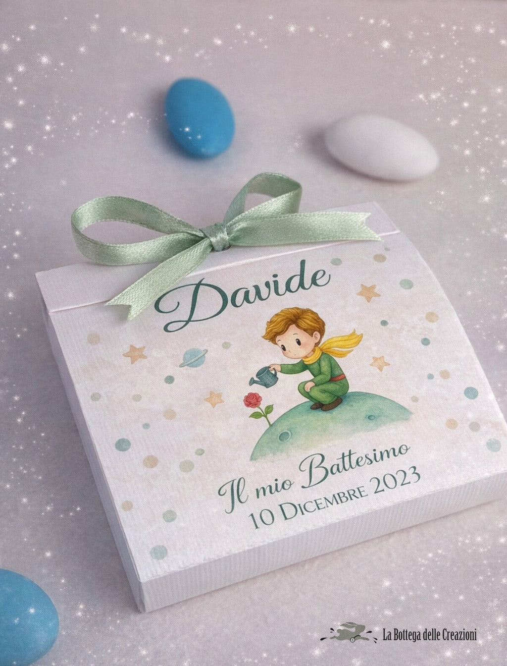 SCATOLINE CARD porta confetti PICCOLO PRINCIPE 1