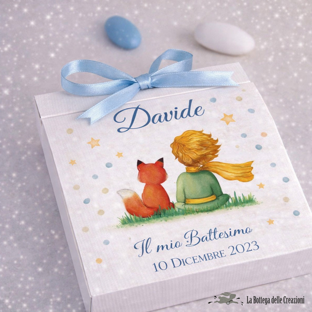 SCATOLINE CARD porta confetti PICCOLO PRINCIPE 1