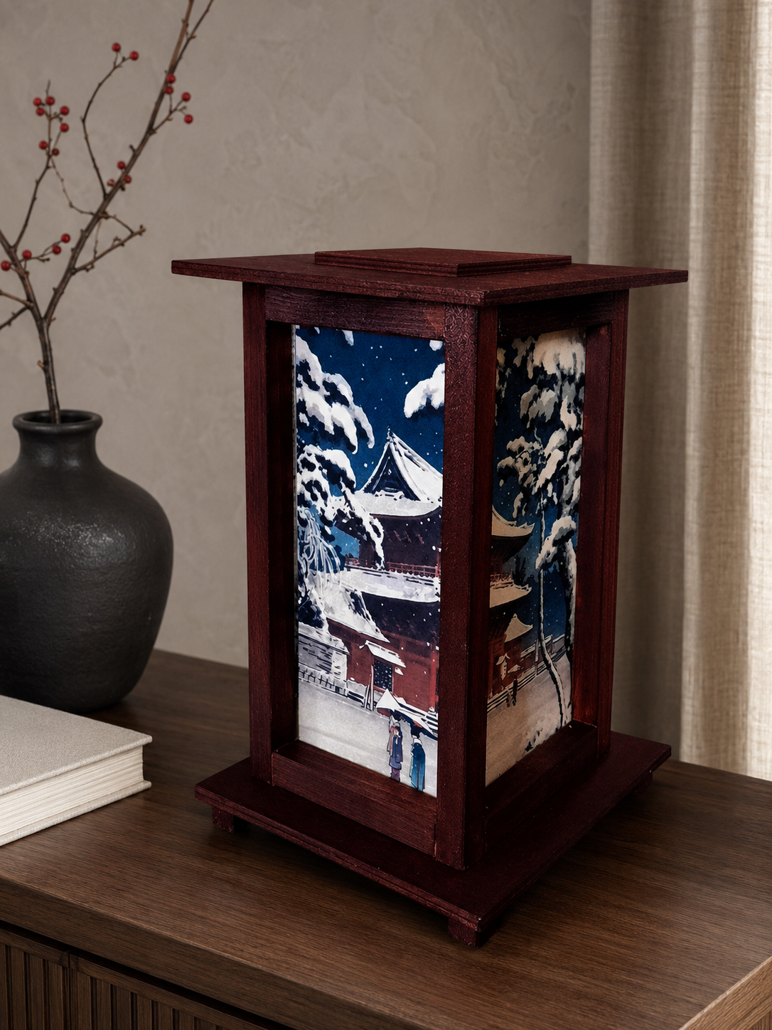 Lampade giapponesi in legno Koitsu