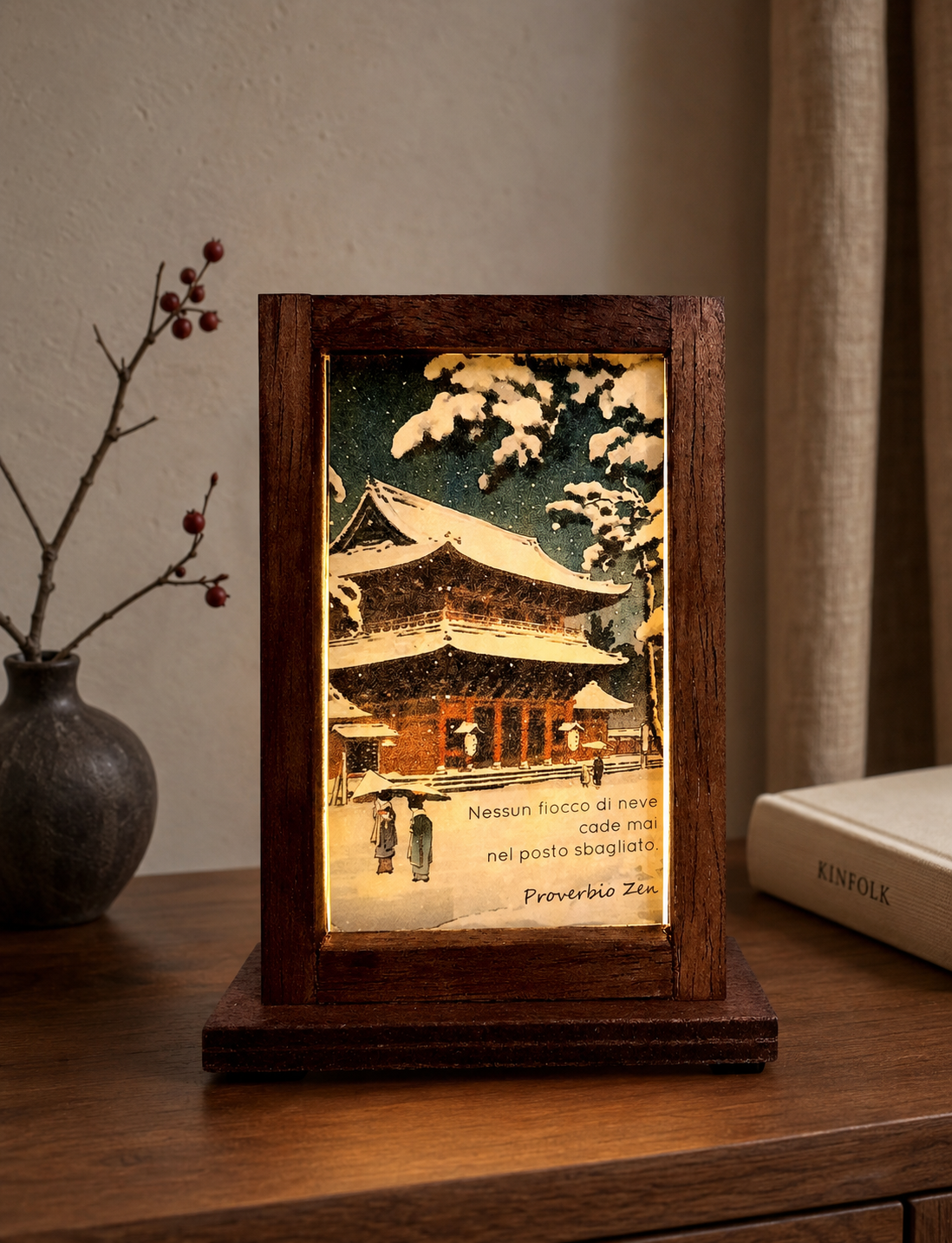 Lampade giapponesi in legno Koitsu