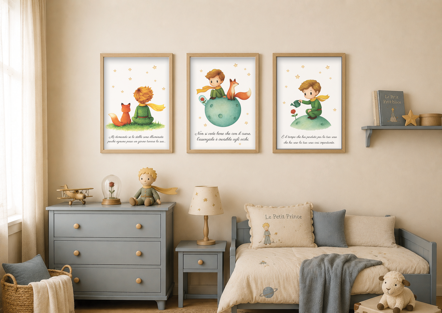 Stampe illustrazioni Piccolo Principe Collezione 1