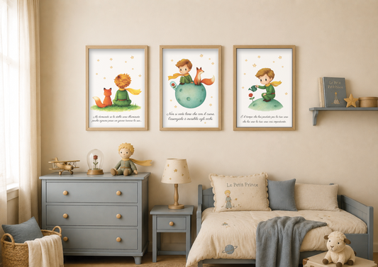 Stampe illustrazioni Piccolo Principe Collezione 1