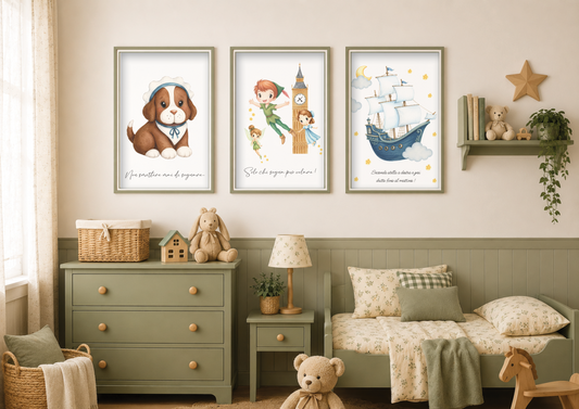 Stampe illustrazioni "Peter Pan"