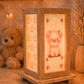 Lampada in legno Animali della Fattoria