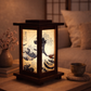 Lampade in Legno  "Onda di Kanagawa"