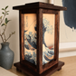 Lampade in Legno  "Onda di Kanagawa"
