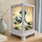 Lampade in Legno  "Onda di Kanagawa"