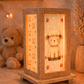 Lampada in legno Animali della Fattoria
