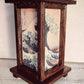 Lampade in Legno  "Onda di Kanagawa"