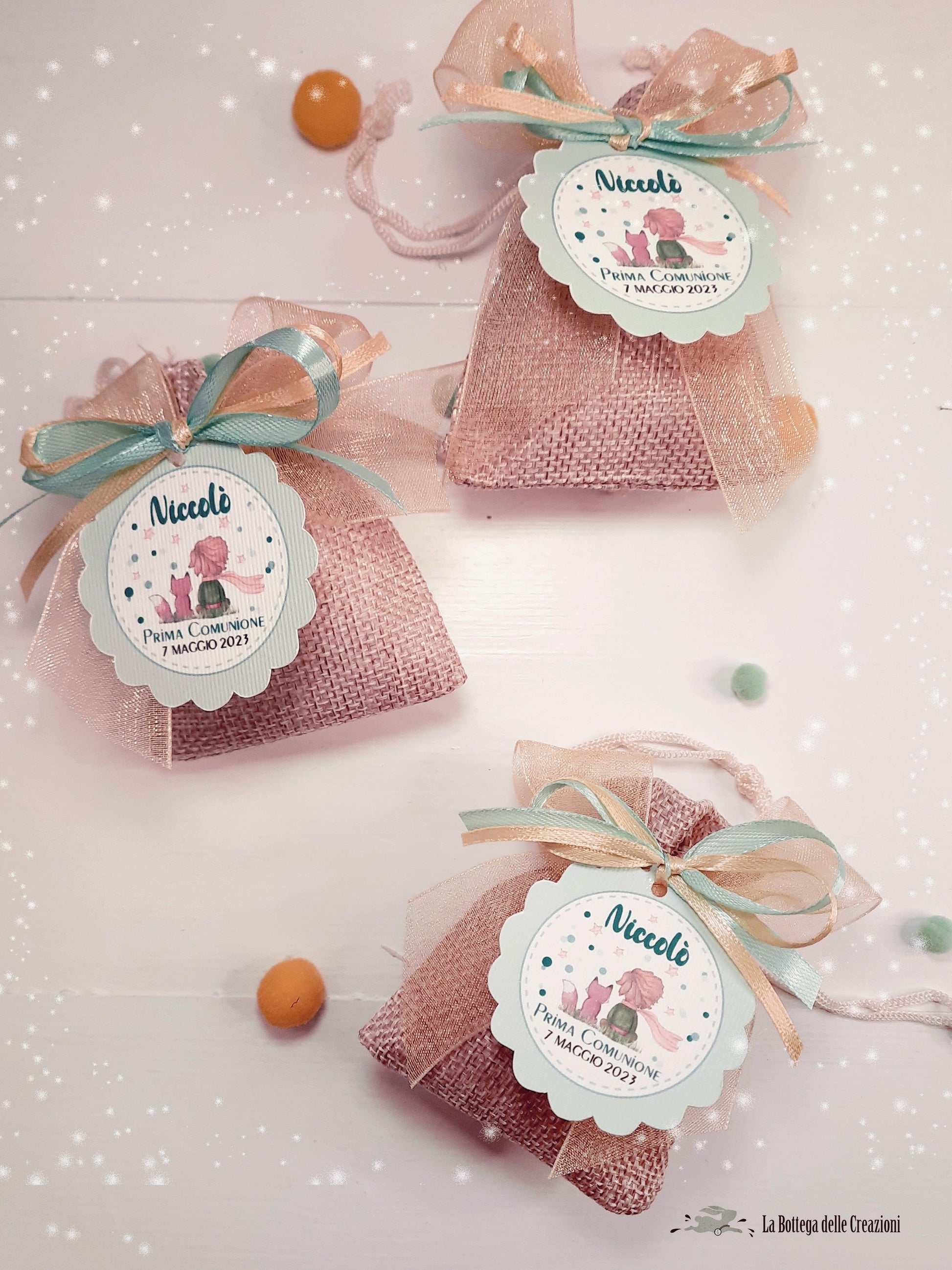 Sacchetti Porta confetti Piccolo Principe - La Bottega delle Creazioni