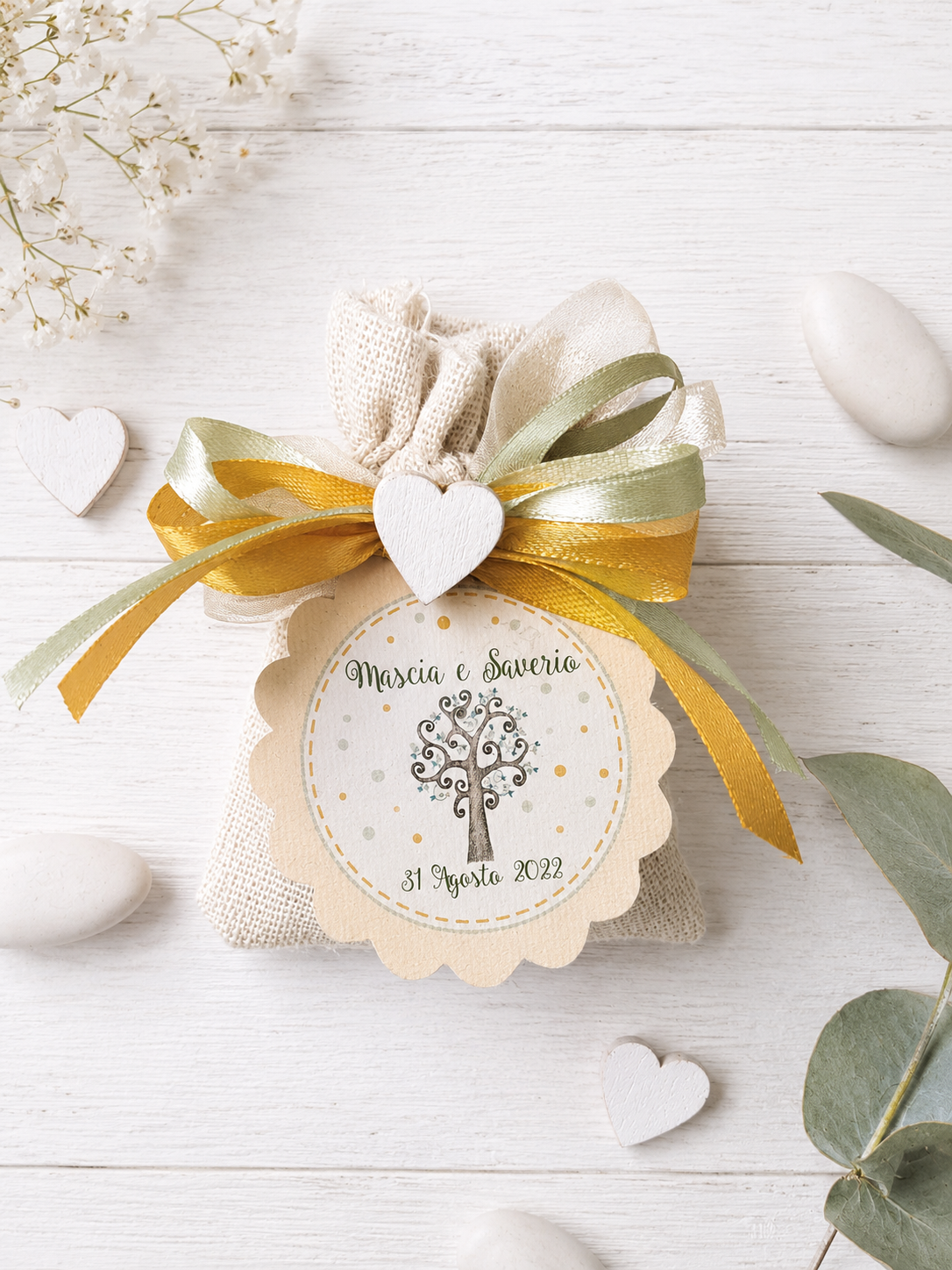 Sacchetti Porta confetti Albero della Vita