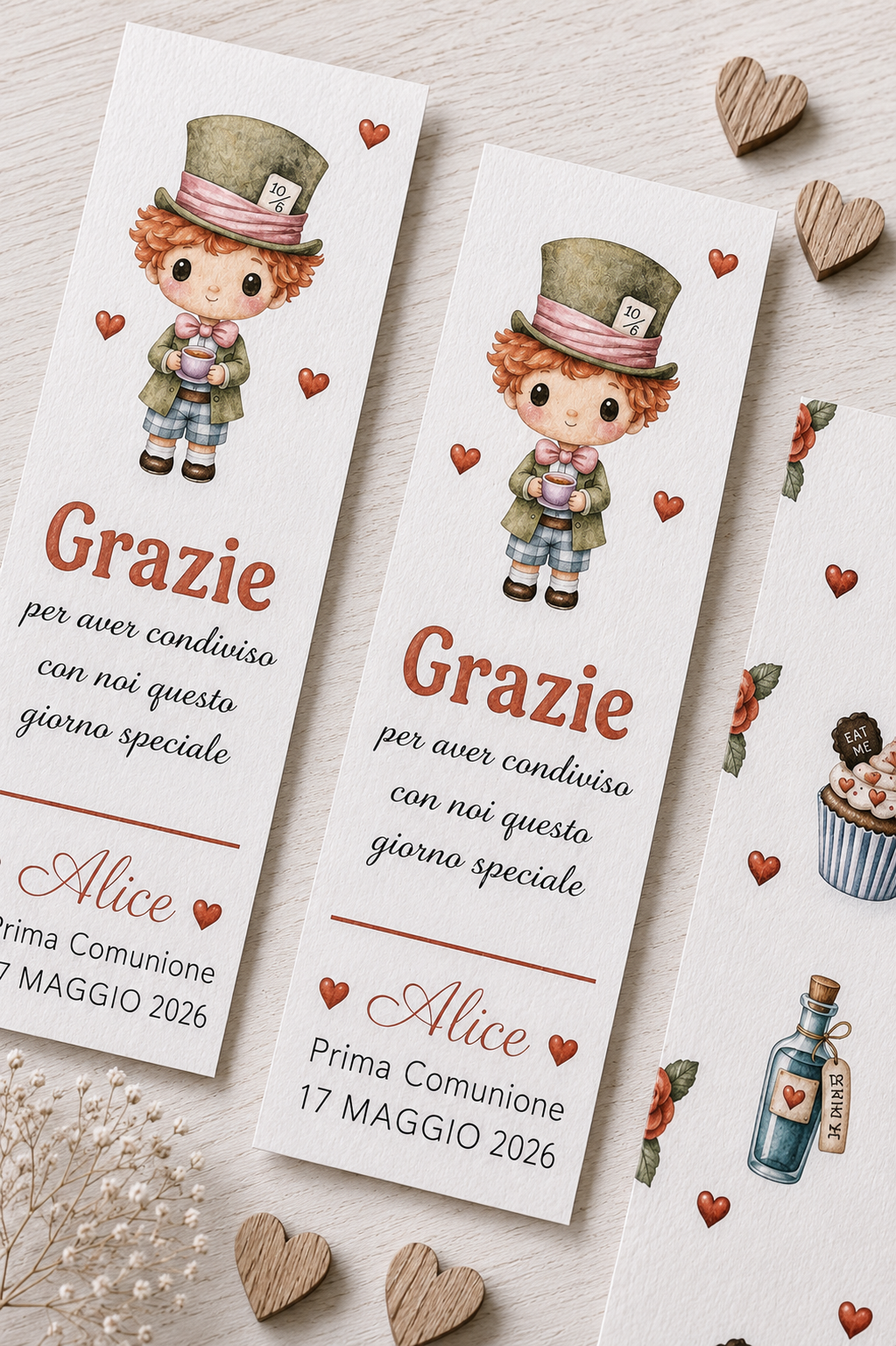Segnalibri Alice nel Paese delle Meraviglie 2