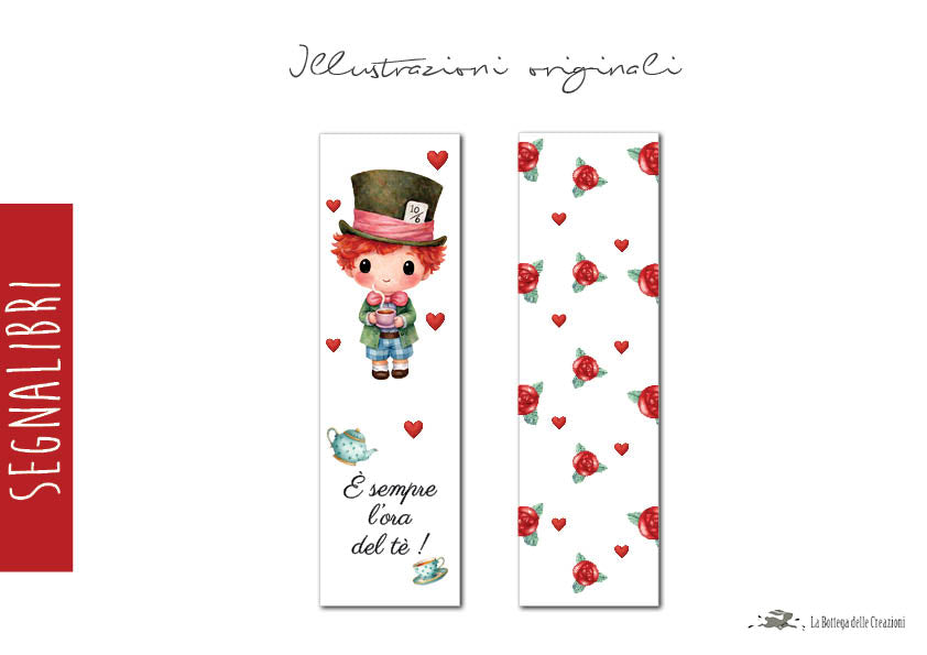 Segnalibri Alice nel Paese delle Meraviglie 2