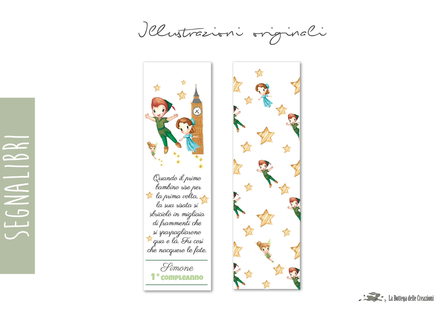 Segnalibri "Peter Pan"