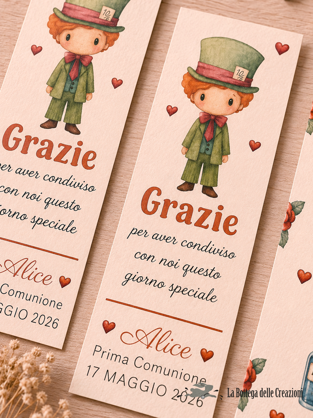 Segnalibri Alice nel Paese delle Meraviglie 1