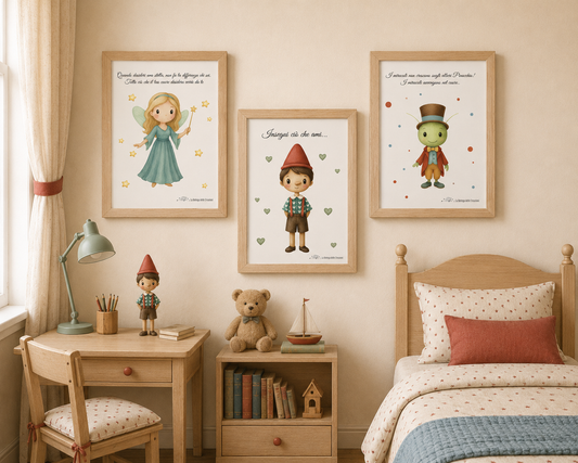 Stampe illustrazioni Pinocchio