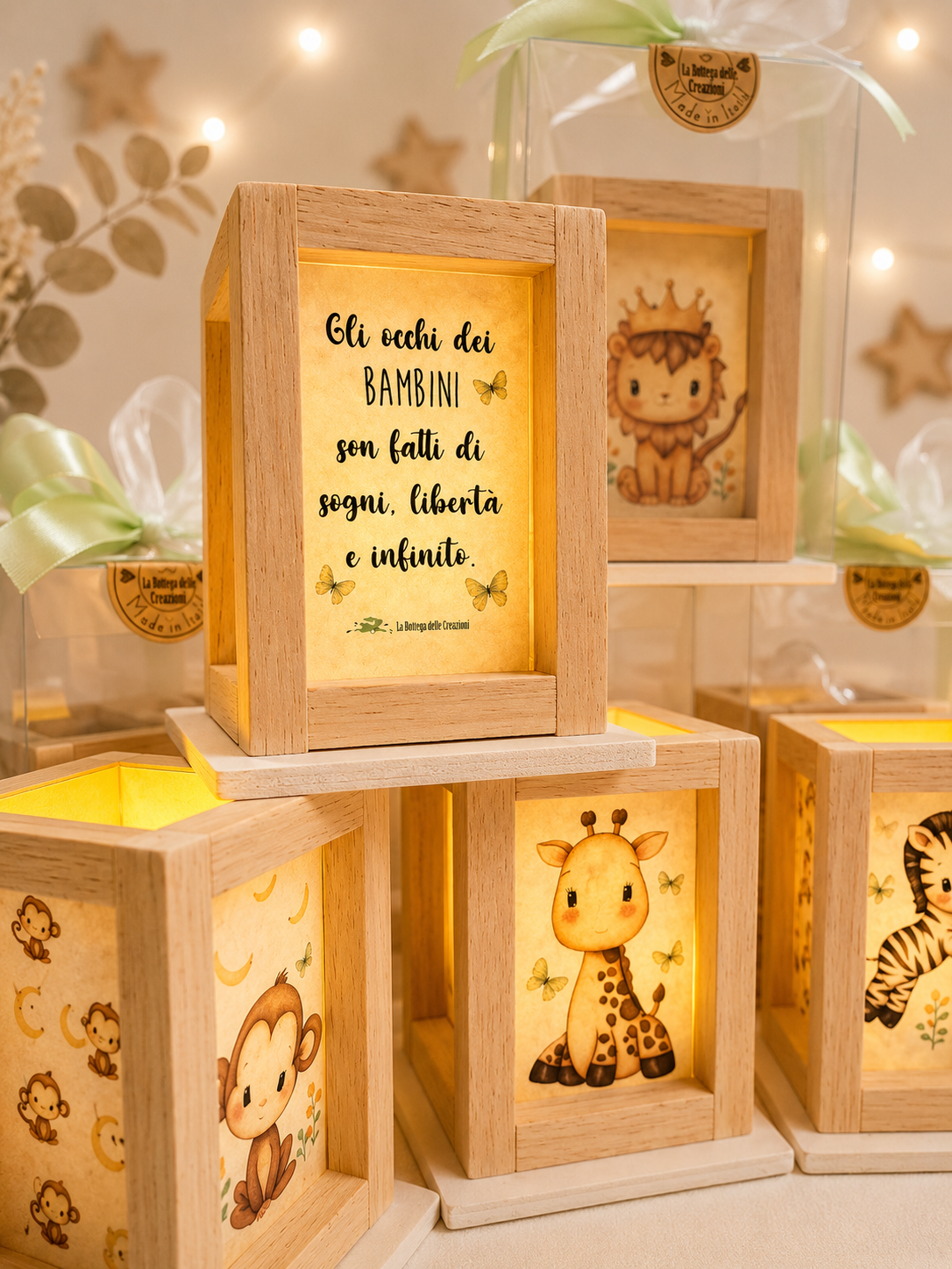 Lion and Friends Lanterns Gifts Favors