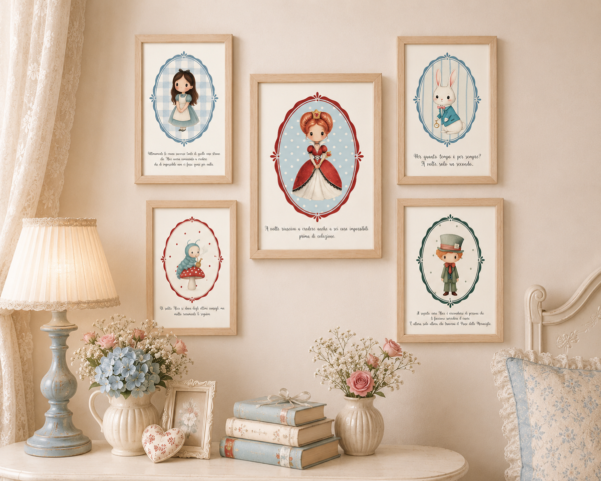 Stampe lllustrazioni Alice nel Paese delle Meraviglie 1
