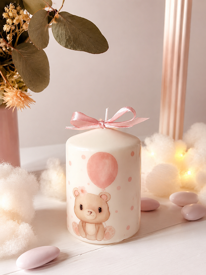 CANDELE Orsetto con Palloncino