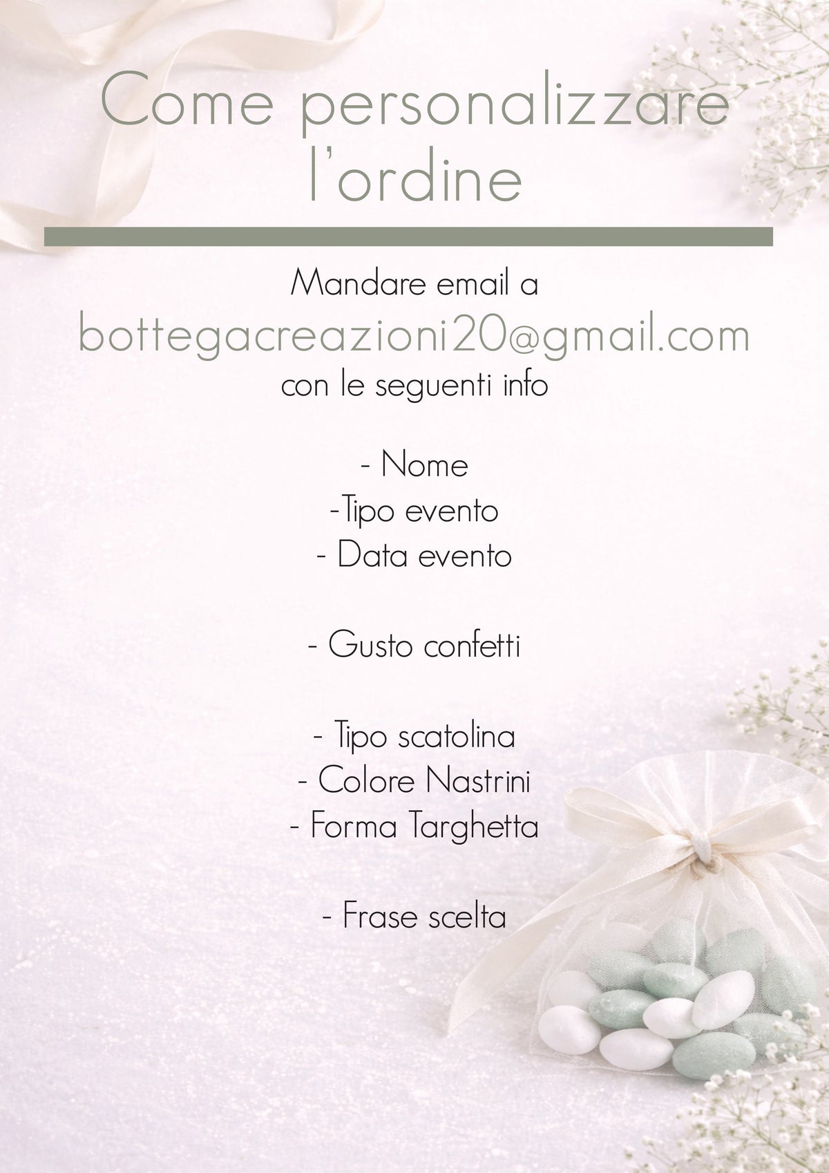 Bomboniere Candele Piccoli Sogni