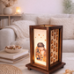 Lampada in legno "Il bacio" di Klimt
