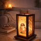 Lampada in legno "Il bacio" di Klimt