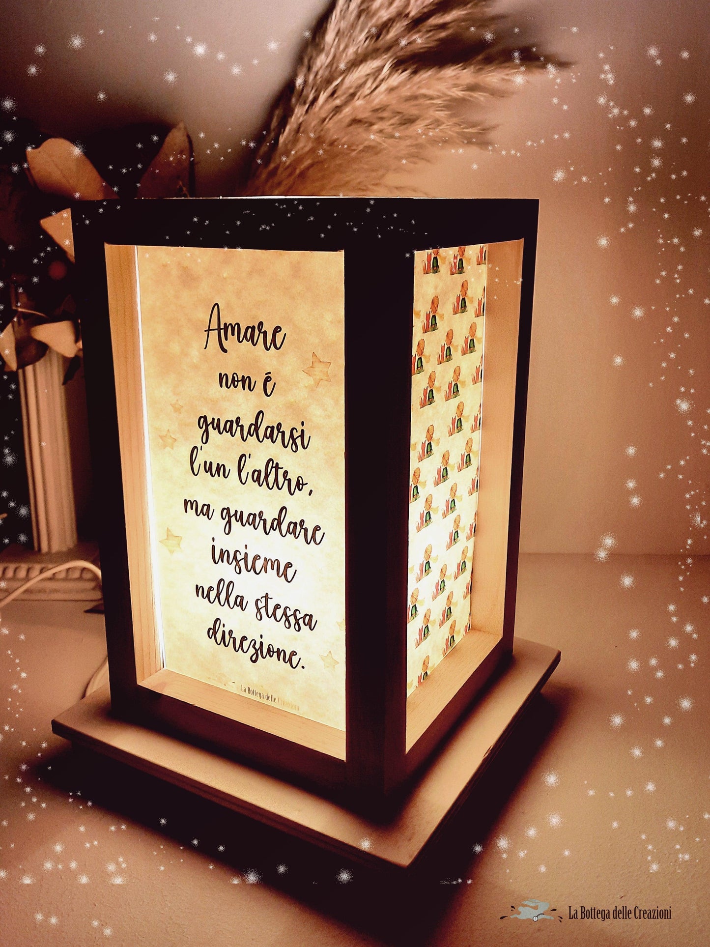 Lampade Elettriche in Legno "Piccolo Principe"