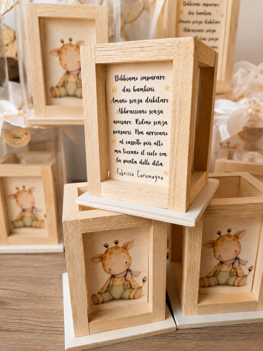 Bomboniere Lanterne Giraffina & Elefantino