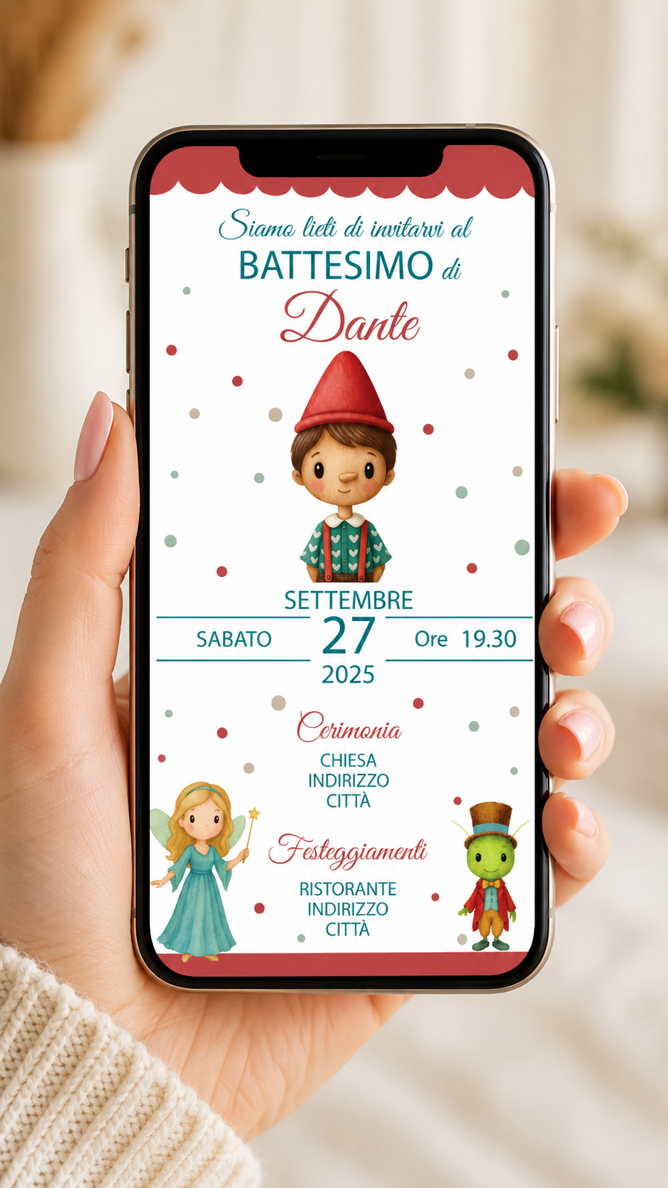 Invito Digitale Pinocchio