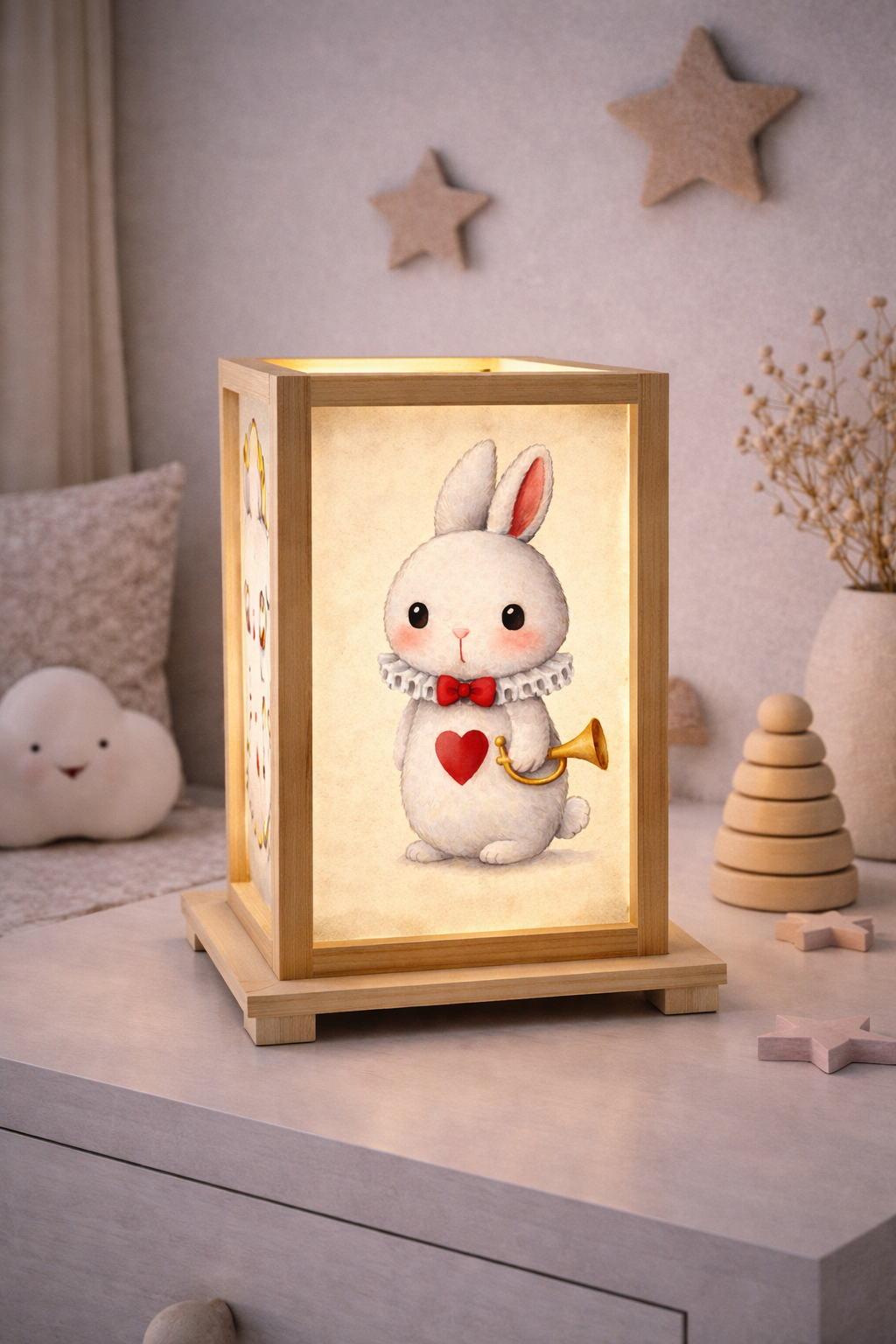 Lampade in Legno Alice nel Paese delle Meraviglie 2