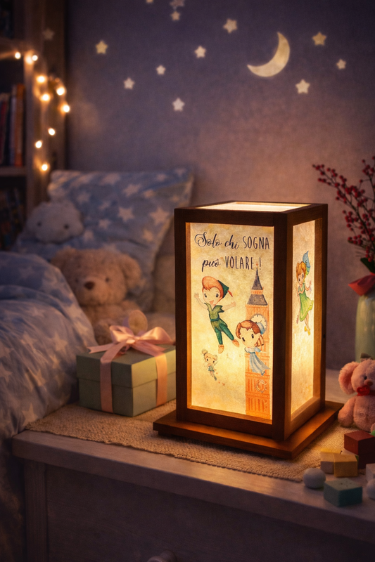 Lampade in Legno "Peter Pan"