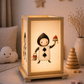 Lampade in Legno Alice nel Paese delle Meraviglie