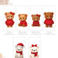 Lanterne in legno LED Natale