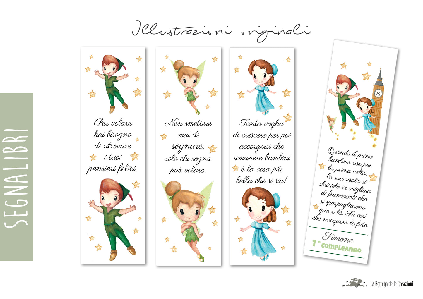 Segnalibri "Peter Pan"