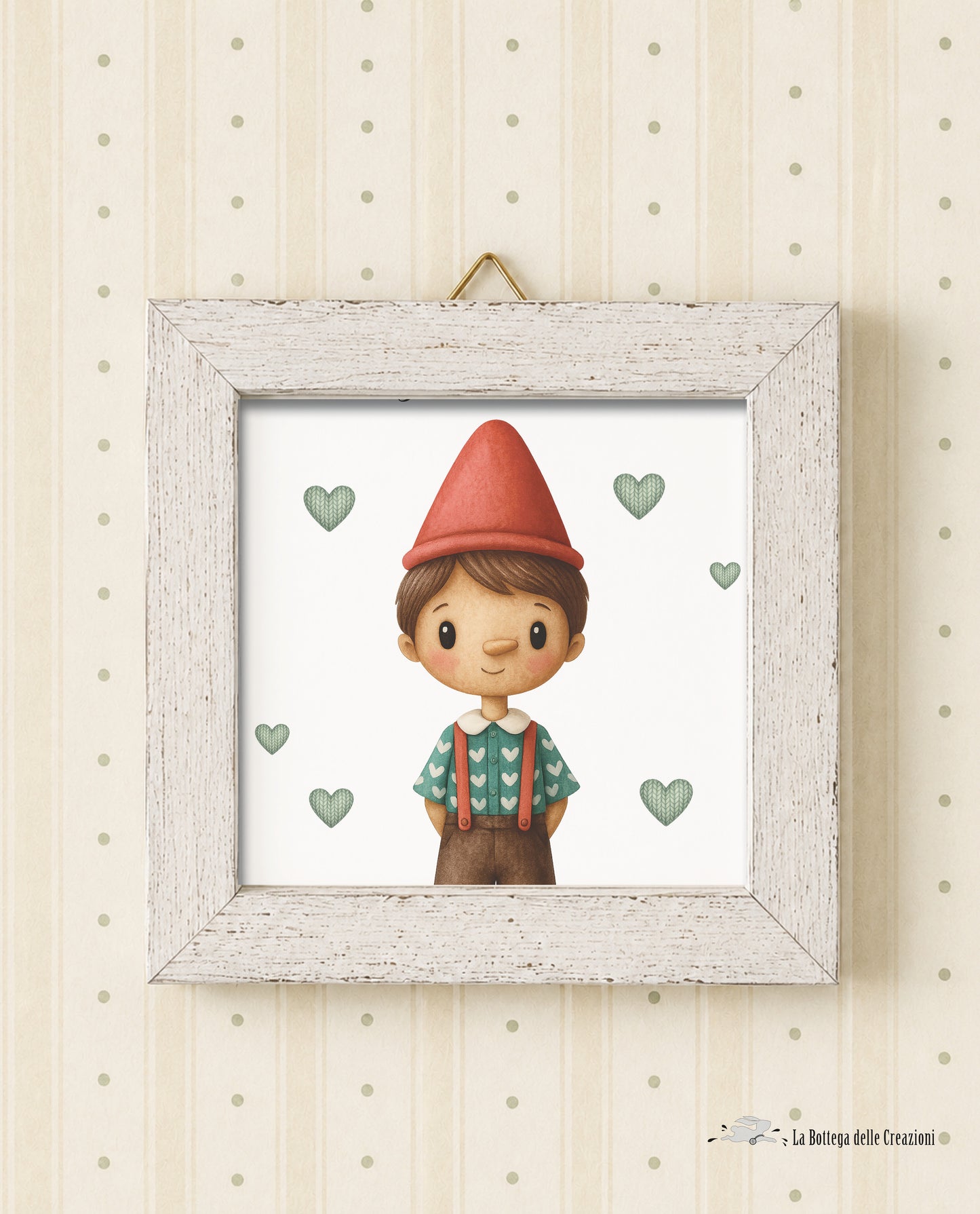 Quadretti cornicette Pinocchio