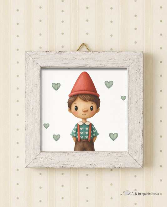 Quadretti cornicette Pinocchio