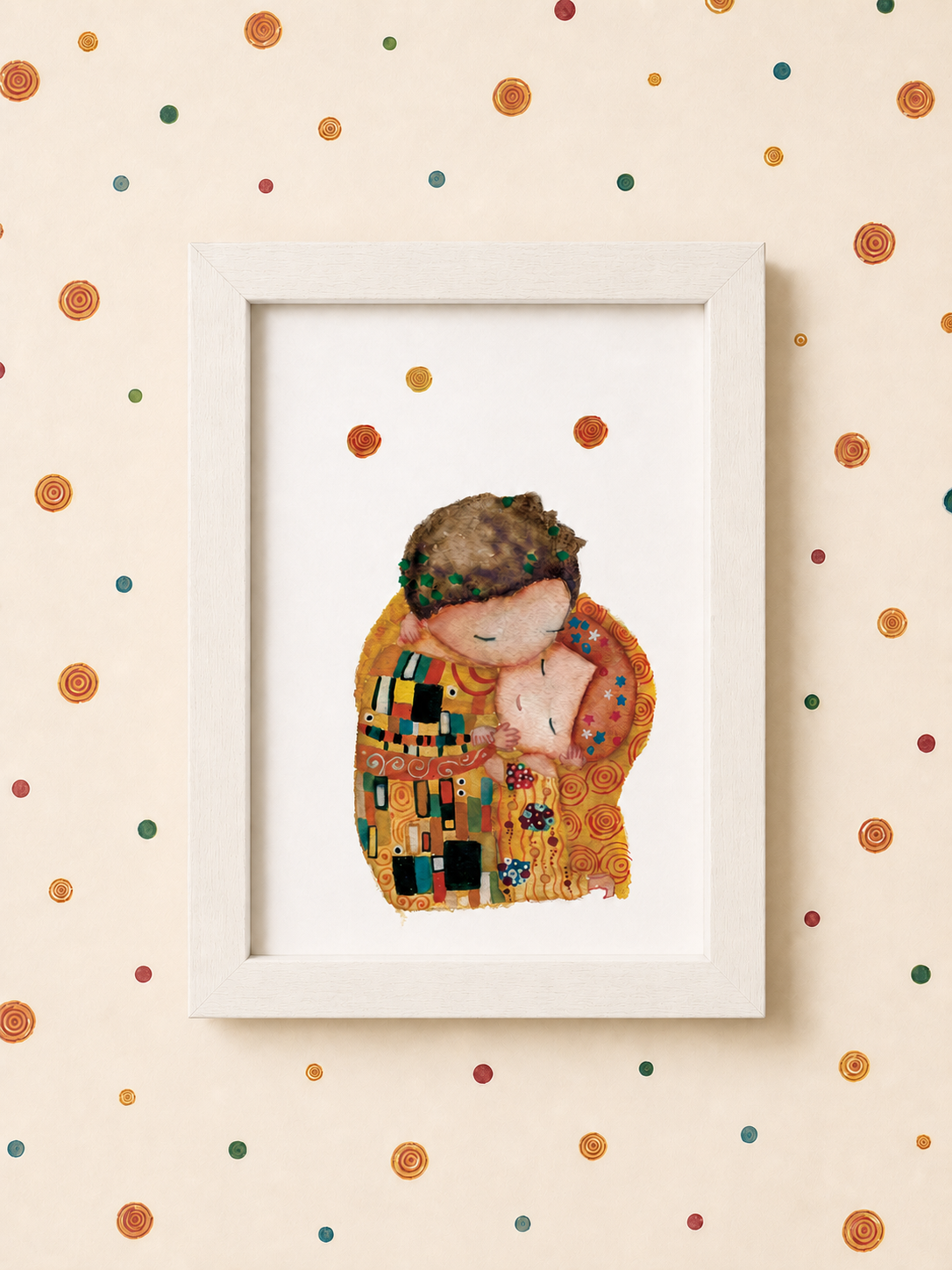 Stampa illustrazione "Il Bacio " di Klimt