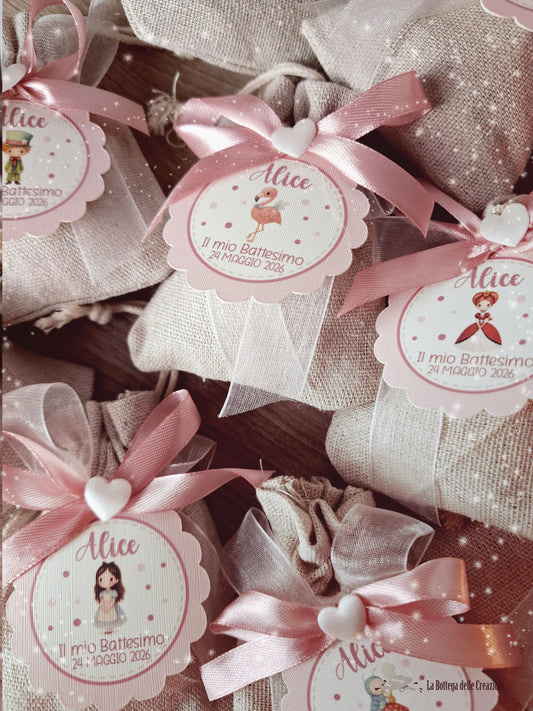 Sacchetti Porta Confetti Alice nel Paese delle Meraviglie 1