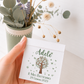 SCATOLINE CARD porta confetti ALBERO DELLA VITA
