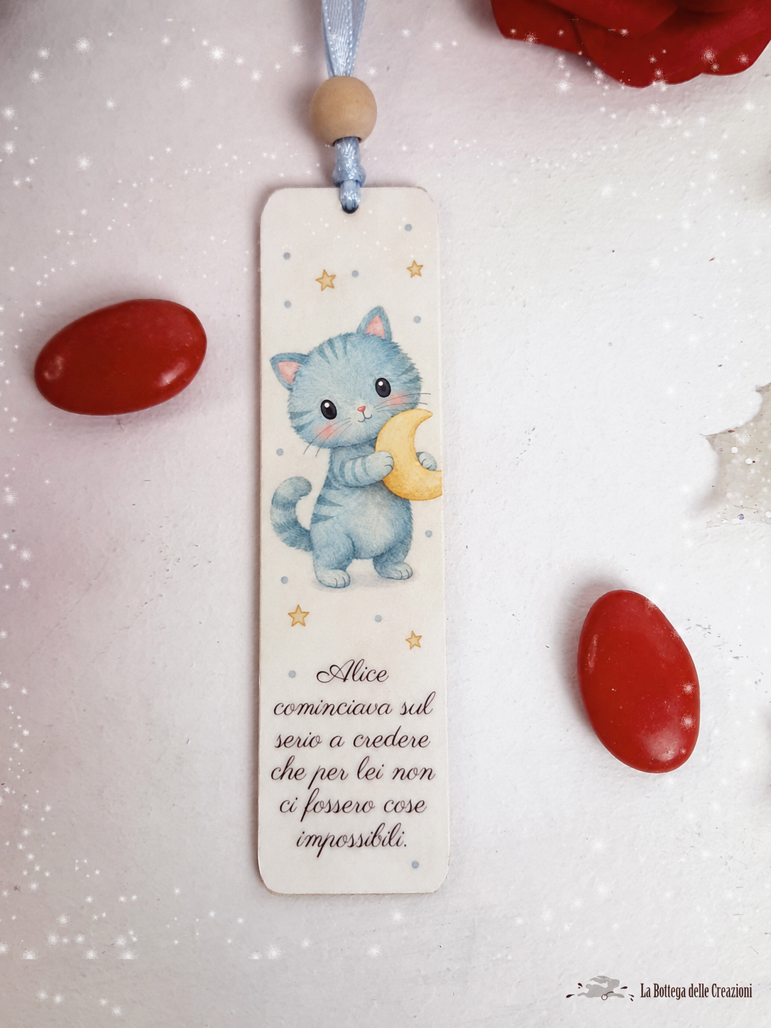 Segnalibri in legno Alice nel Paese delle Meraviglie